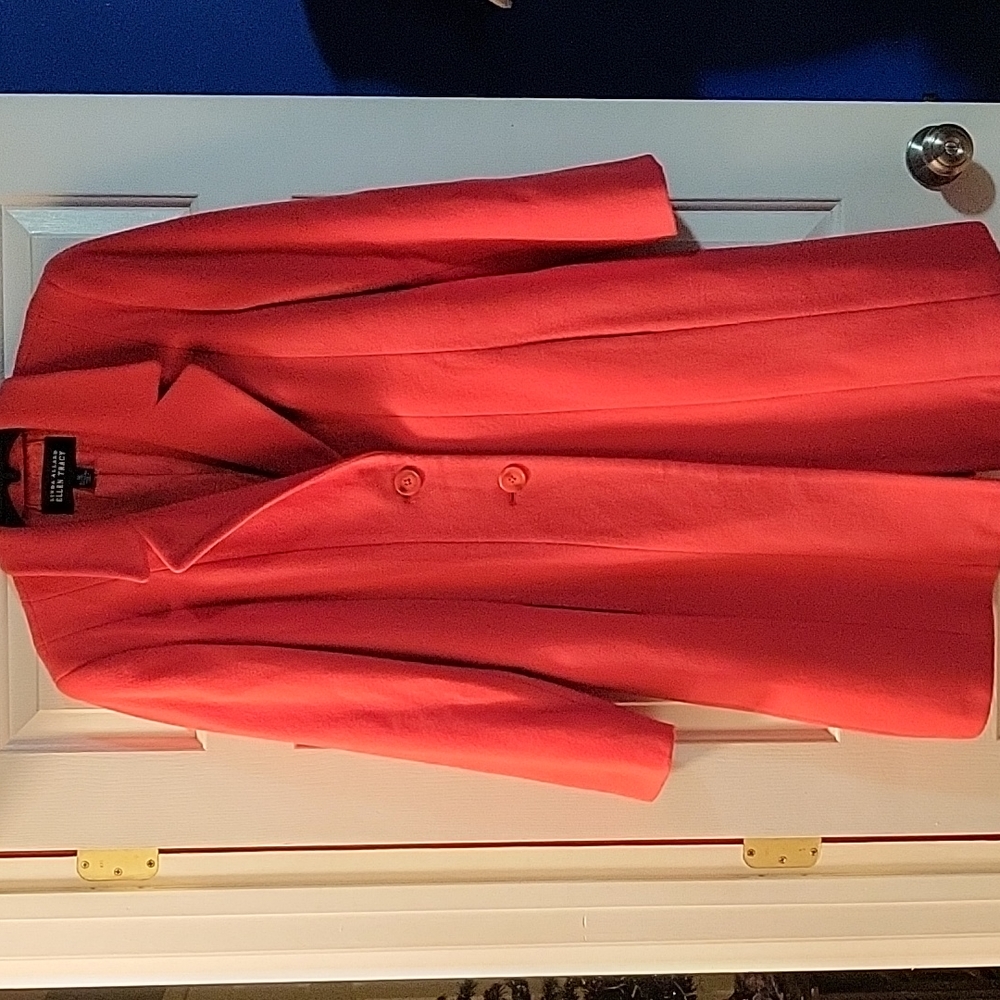 Linda Allard Ellen Tracy Sz 12 Wool Coat